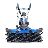 Self Propelled Petrol Yard Sweeper Powerbrush