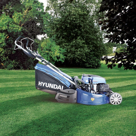 striped roller lawn mower