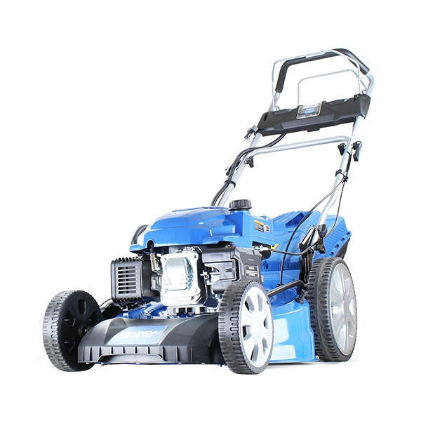 push button start mower