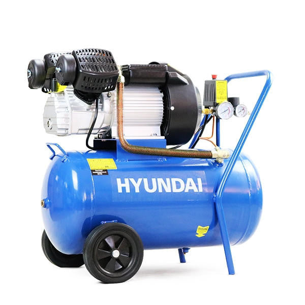 Hyundai 3hp 50L Electric Air Compressor 14CFM 116psi Direct Drive V-Twin