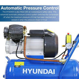 Hyundai 3hp 50L Electric Air Compressor 14CFM 116psi Direct Drive V-Twin | HY3050V