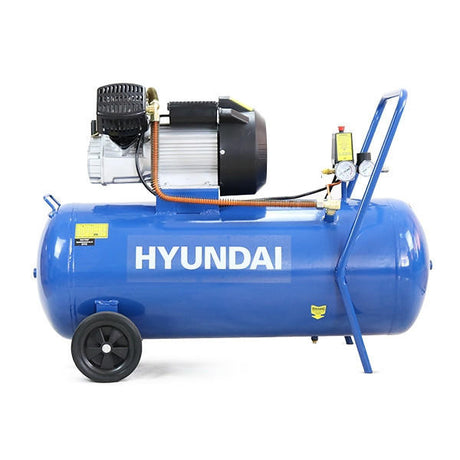 Hyundai HY30100V 14CFM, 3HP, 100 Litre V Twin Direct Drive Air Compressor (Electric Air Compressors)