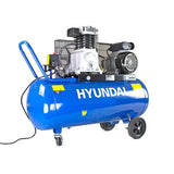 Hyundai HY3100P 11CFM, 3HP, 100 Litre Twin Cylinder Belt Drive Air Compressor (Electric Air Compressors)