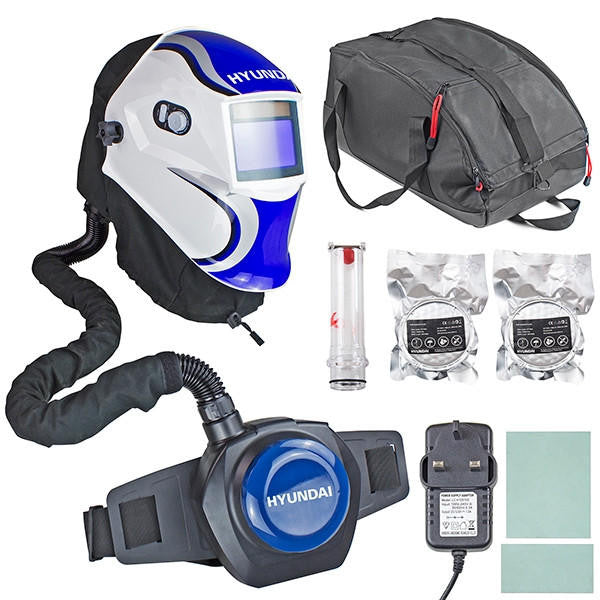 Hyundai HYWH-850RM Professional Auto Darkening Air Fed Welding Helmet (Welding Helmet)