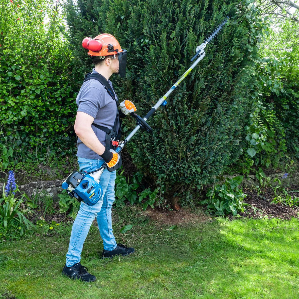 Hyundai 52cc Petrol Garden 5 in 1 Multi Tool | HYMT5200X-1