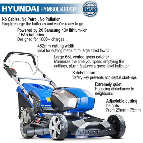 Key features of the HYM80LI460SP