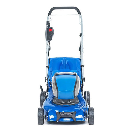 Battery powered lawn mower