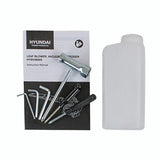 manual, tool kit & mixing bottle