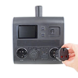 HP-300 with 2 UK plug sockets and jump starter options