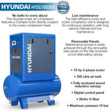 HYSC100300 Screw Compressor Features