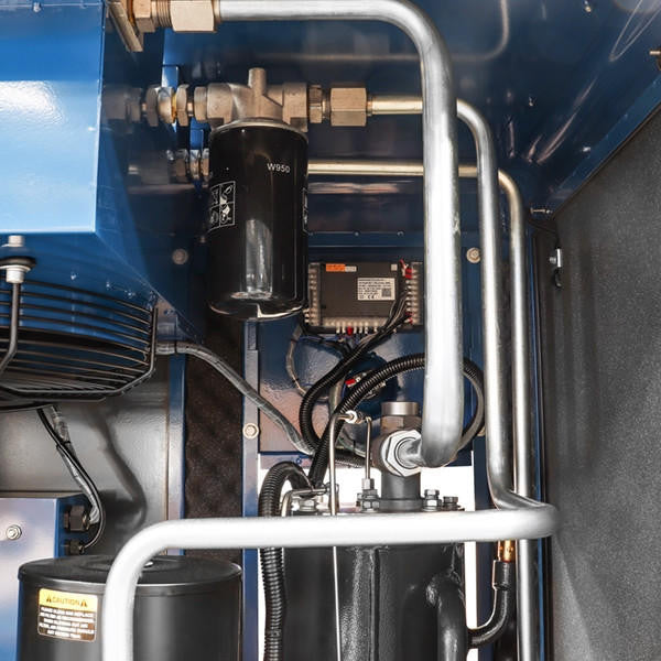 Hyundai 15hp 300L Heavy-Duty Industrial Screw Air Compressor, 400v, Quiet Running | HYSC150300