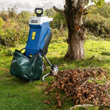 Electric Shredder in the garden