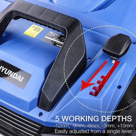 5 working Height Depth Setting
