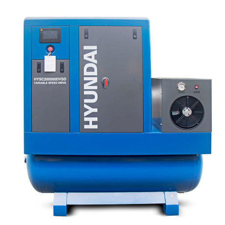 20hp 500L Permanent Magnet Screw Air Compressor with Dryer