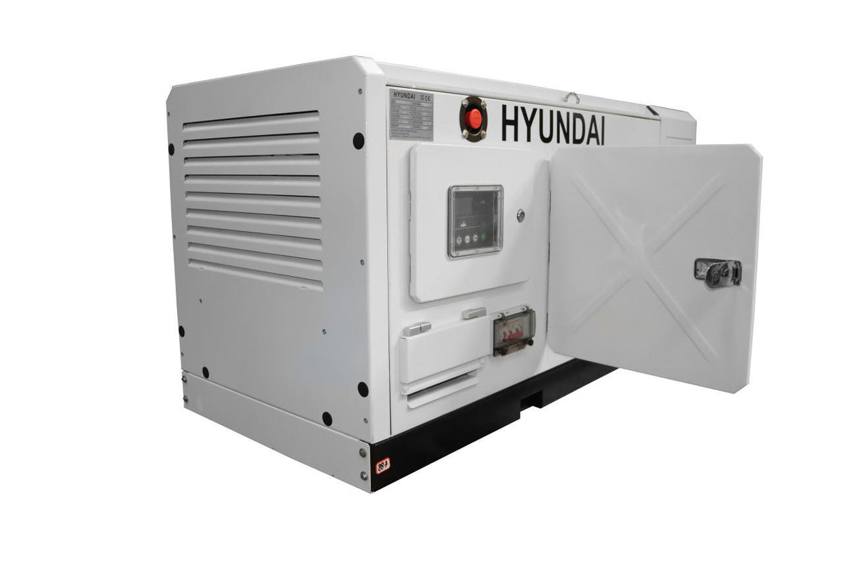 17kW 20.4kVA* Compact Diesel Generator Slow running 1500rpm 230v Single Phase Genset Silenced Canopy