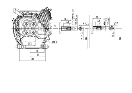 Engine Technical Drawing