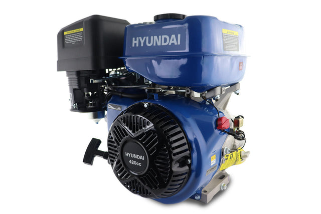 Hyundai 457cc 15hp 25mm Horizontal Straight Shaft Petrol Engine, 4-Stroke, OHV | IC460X-25
