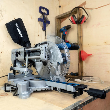 Mitre Saw In Use