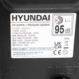 Hyundai 2100psi 145bar Hot Pressure Washer, 80°C 2.3kW Power Jet Washer | HY145HPW-1