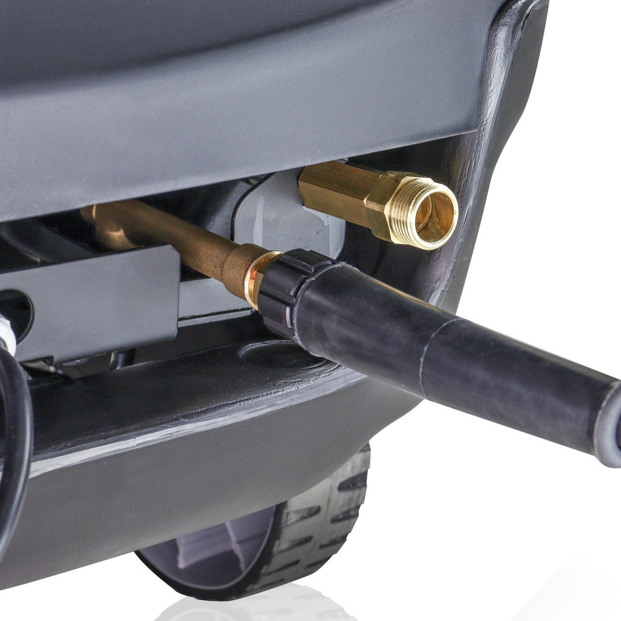 Hyundai 2610psi 180bar Hot Pressure Washer, 110°C 2.8kW Commercial Triplex Power Jet Washer | HY155HPW-1