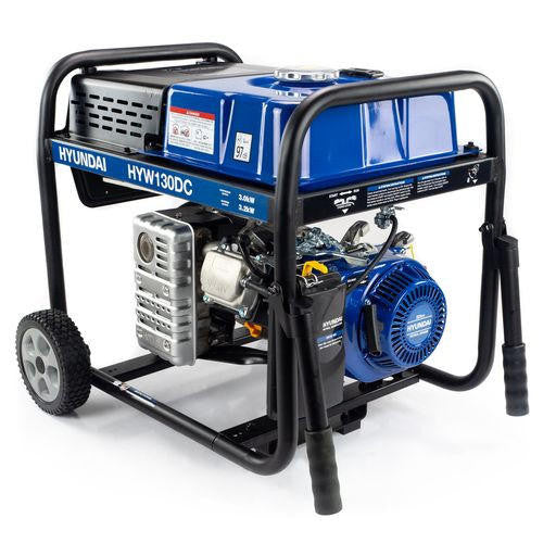 Hyundai 3.2kW / 4kVa Petrol Welder Generator, 120 Amp DC Welder | HYW130DC