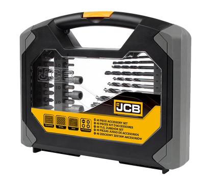 JCB 40PC COMBINATION DRILL AND ACCESSORY SET-1 | JCB-PTA-40 - Main Image