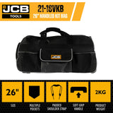 JCB 26" Trolly Handled Kit Bag | 21-18VKB