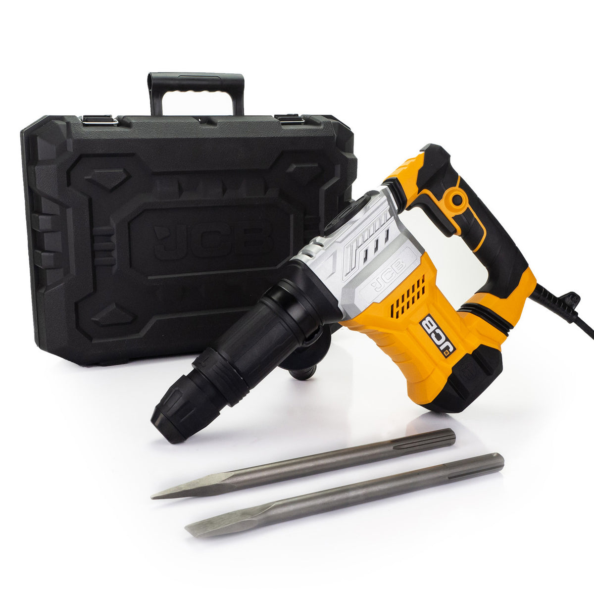 1300W 15J SDS Max Demolition Hammer Chisel Anti Vibration Handle & 3m Power Cable