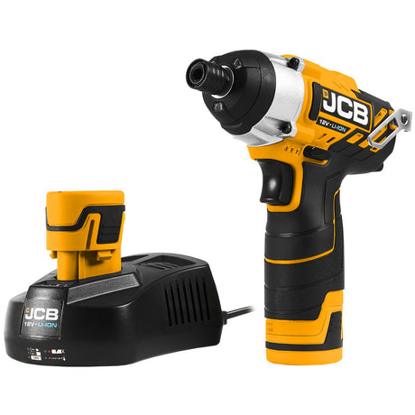 JCB 12V 4 IN 1 DRILL DRIVER 2.0AH BATTERIES IN W-BOXX 102 POWER TOOL CASE | 21-12TPK2-WB-2 - Battery & Drill