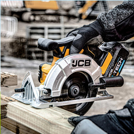 JCB 18V CIRCULAR SAW 5.0AH LITHIUM-ION BATTERY AND 2.4A CHARGER | 21-18CS-5X