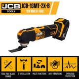 JCB 18V MULTI-TOOL WITH 2.0AH BATTERY AND 2.4A CHARGER | JCB-18MT-2X-B