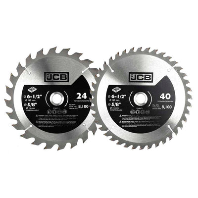 JCB 165mm 24T and 40T TCT Blades
