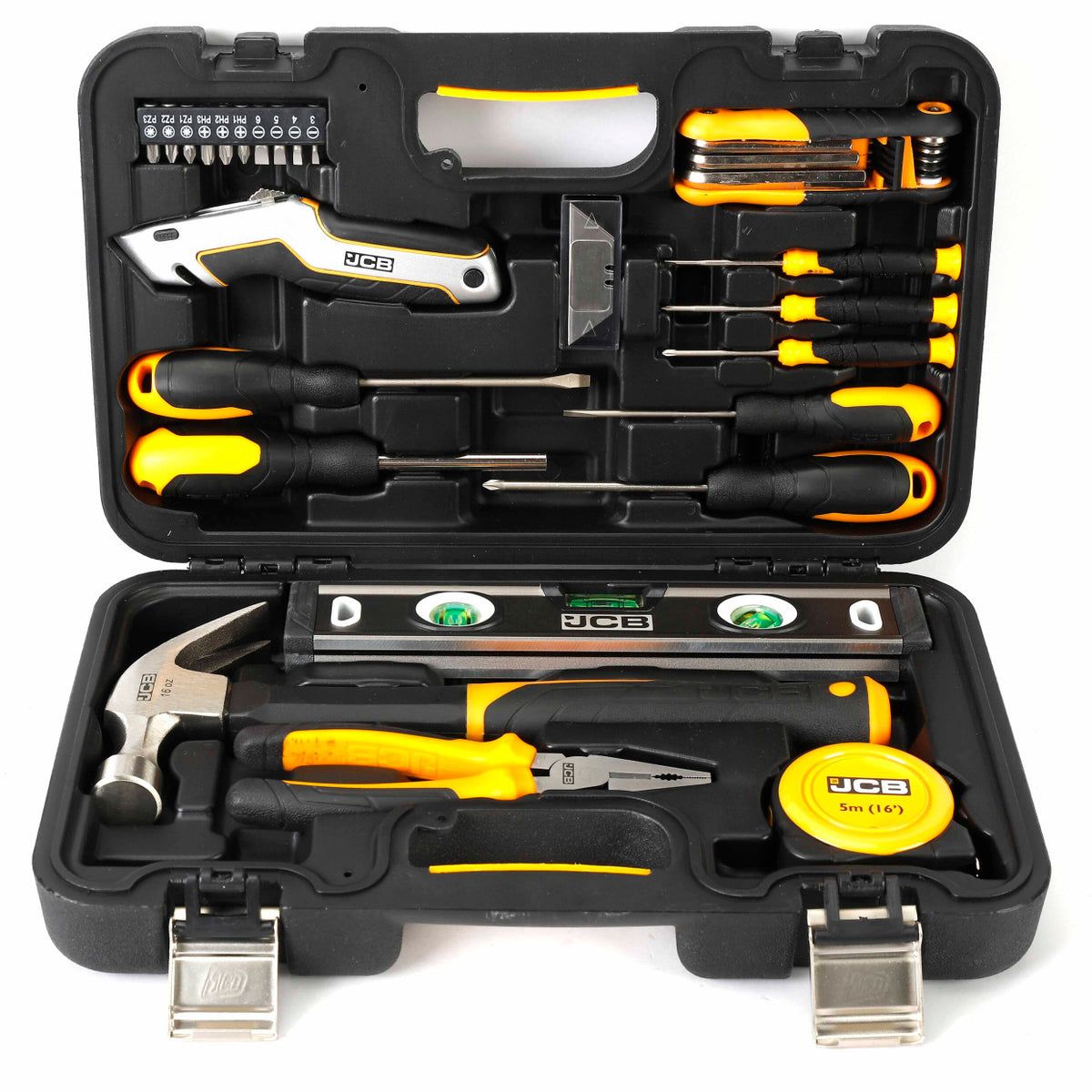 JCB 30 Piece Hand Tool Set, Heavy-Duty Kit C... – Power Site