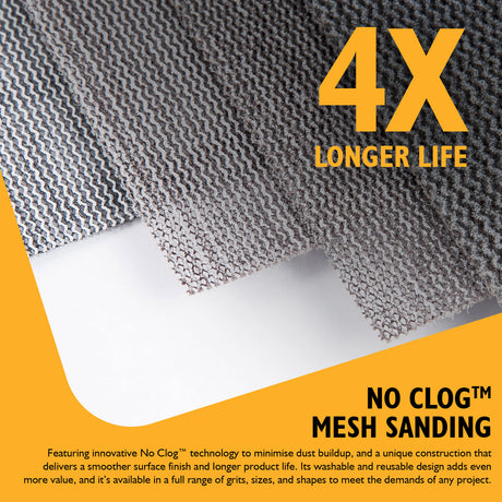JCB Mesh Sanding Mixed Grit 4pack | 5055803319403