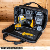 JCB Zipped Case Open With Contents (Contents Not Included) Lifestyle In Shed