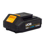 JCB 18V Impact Driver 1x2.0Ah battery with 2.4A fast charger with 13pc impact bit set in W-Boxx 136 | 21-18ID-2X-WB
