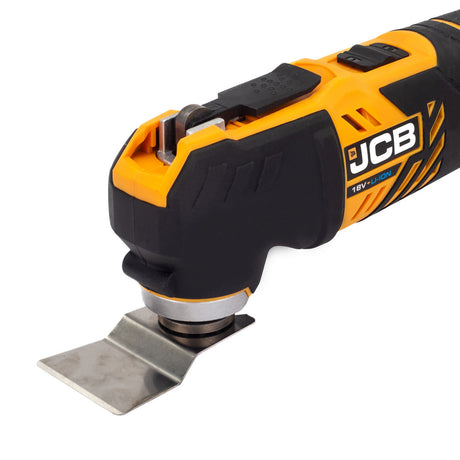 JCB 18V B/L Combi Drill B/L Impact Driver Multi Tool Kit 2x 2.0ah charger in 26" wheeled kit bag | 21-18TPKMT-2