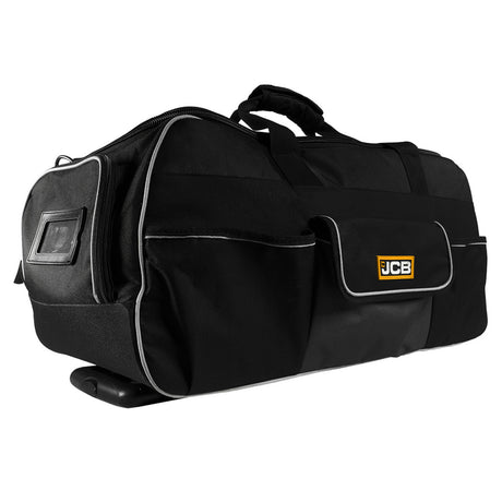 JCB 18V B/L Combi Drill B/L Impact Driver Multi Tool Kit 2x 2.0ah charger in 26" wheeled kit bag | 21-18TPKMT-2