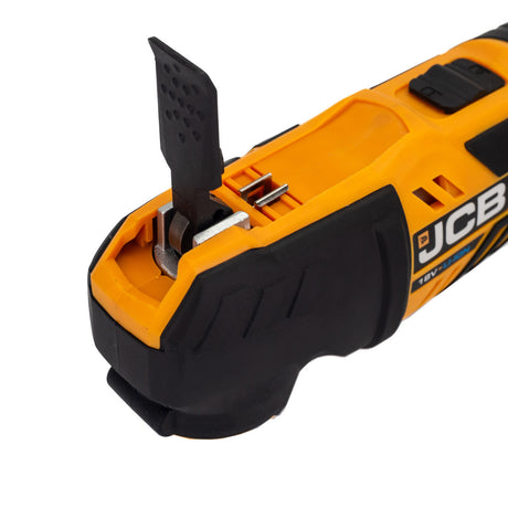 JCB 18V B/L Combi Drill B/L Impact Driver Multi Tool Kit 2x 5.0ah super fast charger in 26" wheeled kit bag | 21-18TPKMT-5