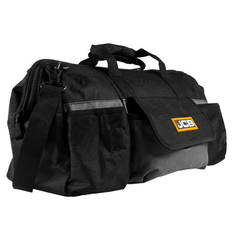 JCB Tools 20" Tool Kit Bag | Organise & Transport Tools, Straps & Durable Design | 21-KBAG