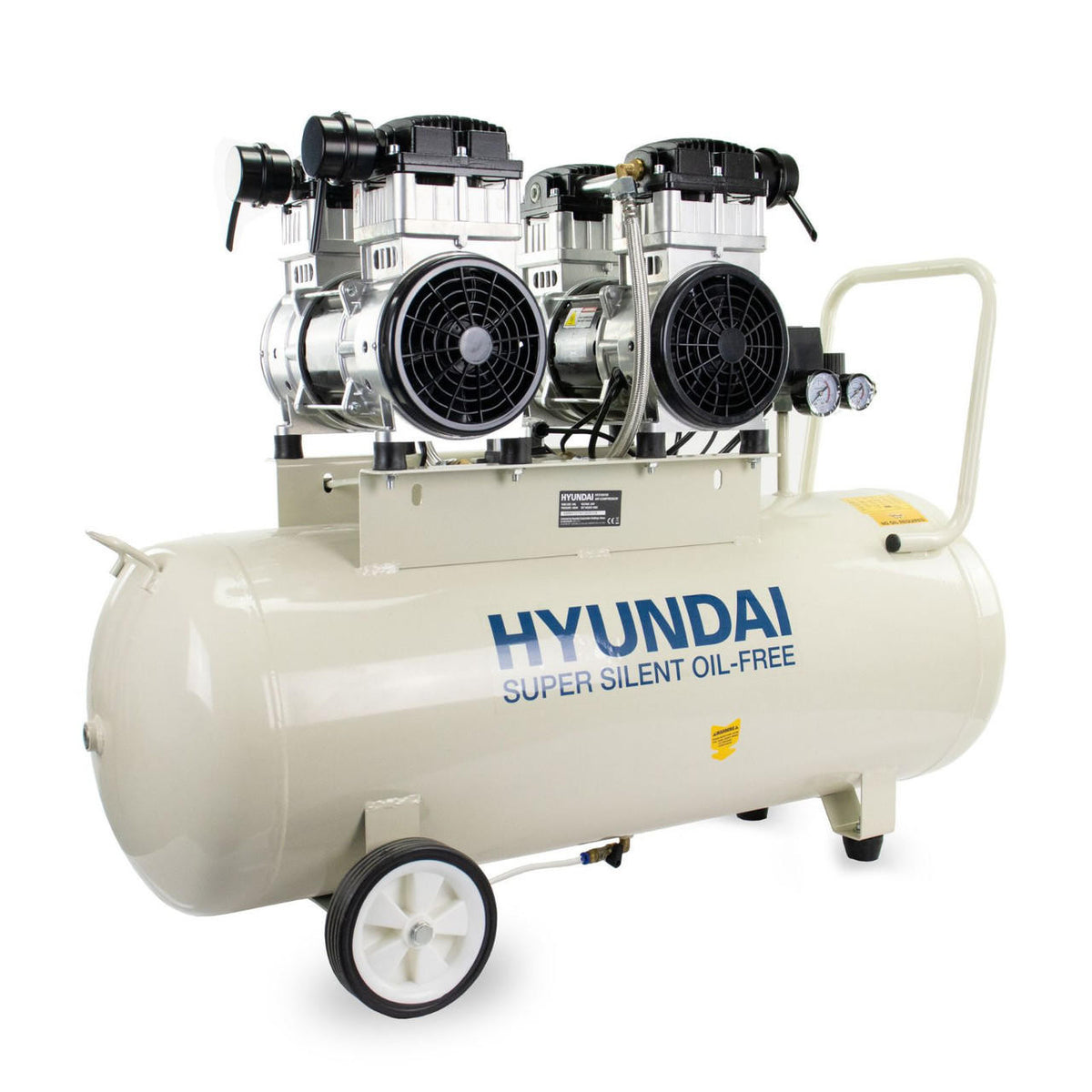 1500W 4HP Oil Free Low Noise Electric Air Compressor 22CFM 145psi Direct Drive
