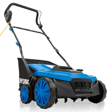 Hyundai 14” / 36cm 2 - in - 1 1600W Electric Lawn Scarifier and Aerator with 45L Collection Bag | HYSC1600E