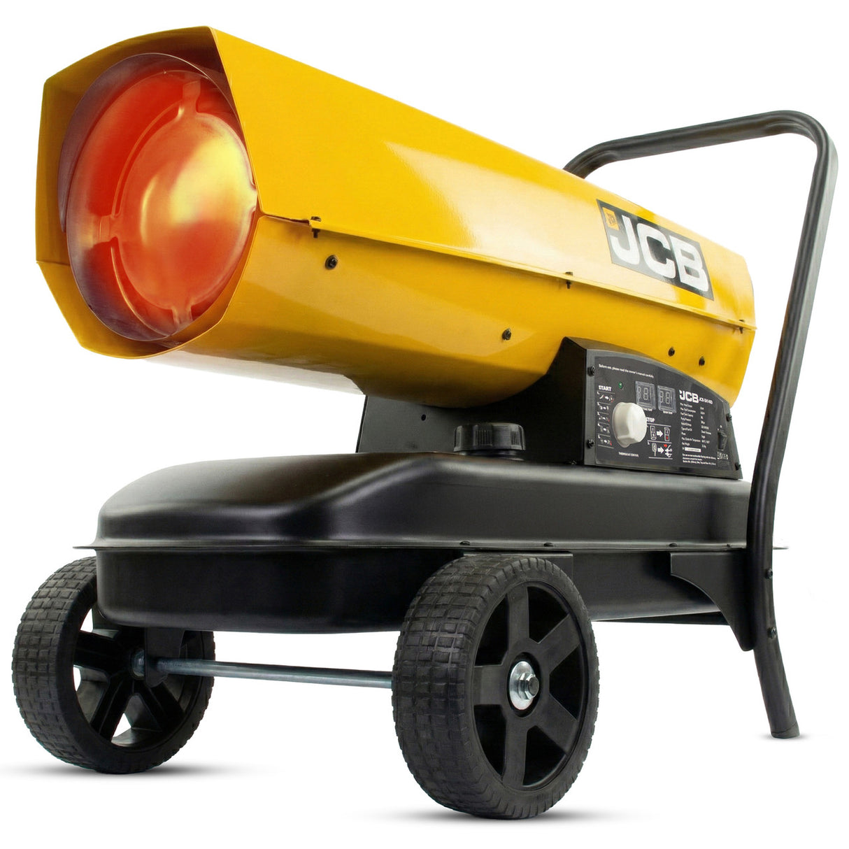 JCB 126,250BTU / 37kW Diesel Space Heater, 800m³ Coverage, Kerosene or Diesel, Thermostat | JCB-SH140D