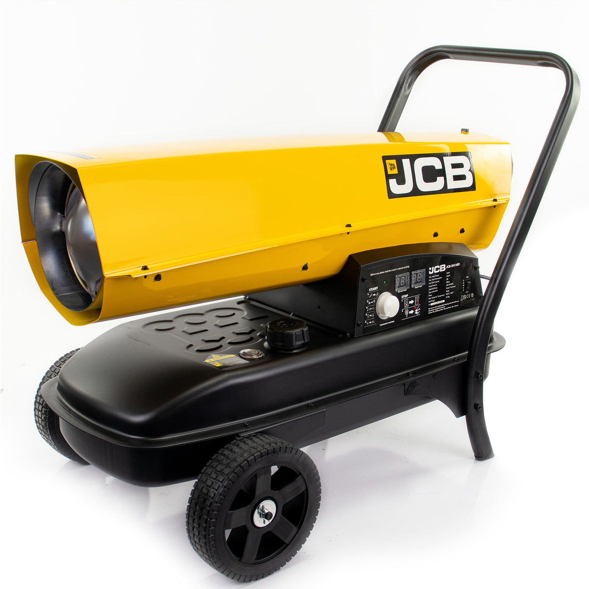 JCB 126,250BTU / 37kW Diesel Space Heater, 800m³ Coverage, Kerosene or Diesel, Thermostat | JCB-SH140D
