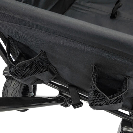 Convenient Mesh Pouches for extra storage.