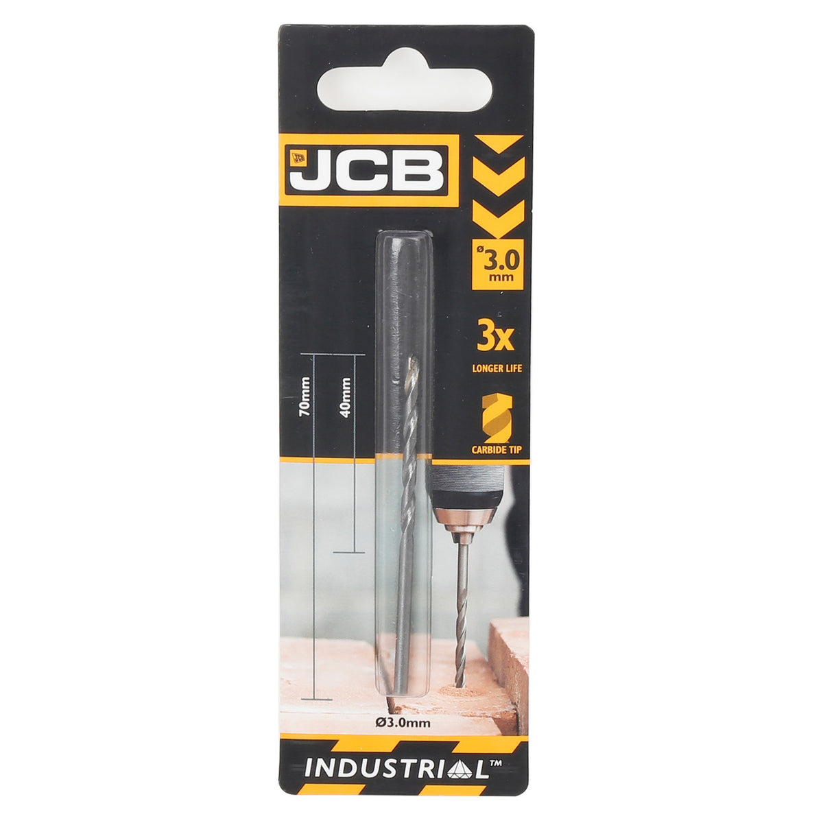 3 x 70mm Masonry Drill Bit
