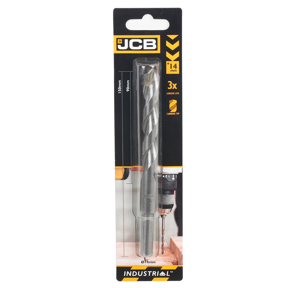 JCB Masonry Drill  Bit 14 x 150 mm | 5055803301101