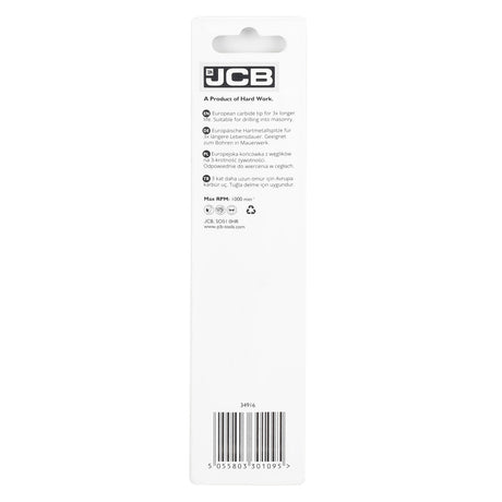 JCB Masonry Drill Bit 12 x 150 mm | 5055803301095