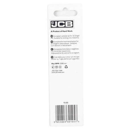 JCB Masonry Drill Bit 7 x 100 mm | 5055803301057
