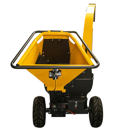 JCB 120mm / 4.72” Heavy-duty Petrol Wood Chipper 457cc, 15hp 4-Stroke, Electric Start | JCB-CH150120PE